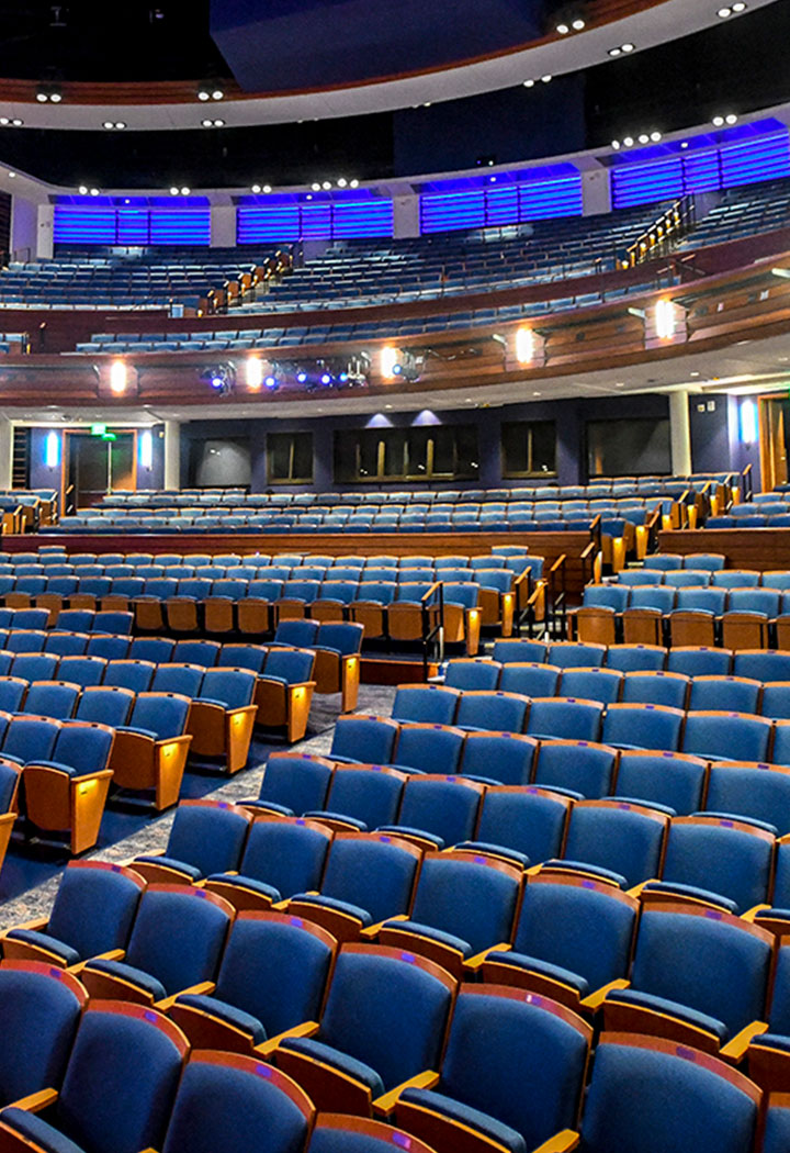 Inside the Gogue Performing Arts Center