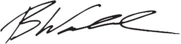 Signature for Bobby Woodard