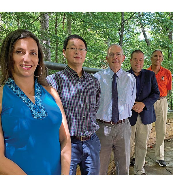 Dr. Sole Peresin, Dr. Yucheng Peng, Dr. Graeme Lockaby, Dr. Brian Via and Dr. Tom Gallagher