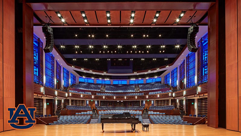 Stageview at Gogue Performing Arts Center