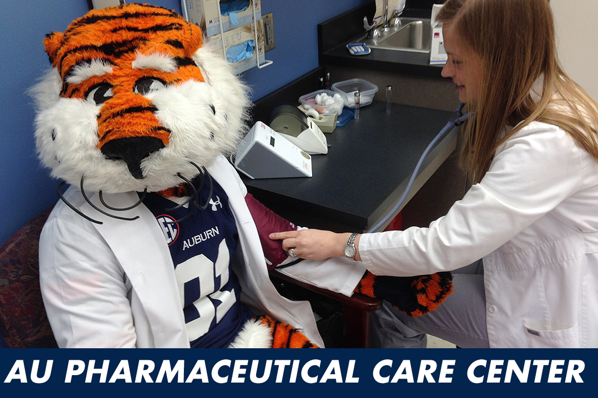 Pharmacist talks with a patient