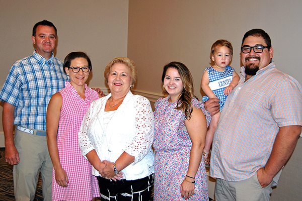 Elaine Beech and family