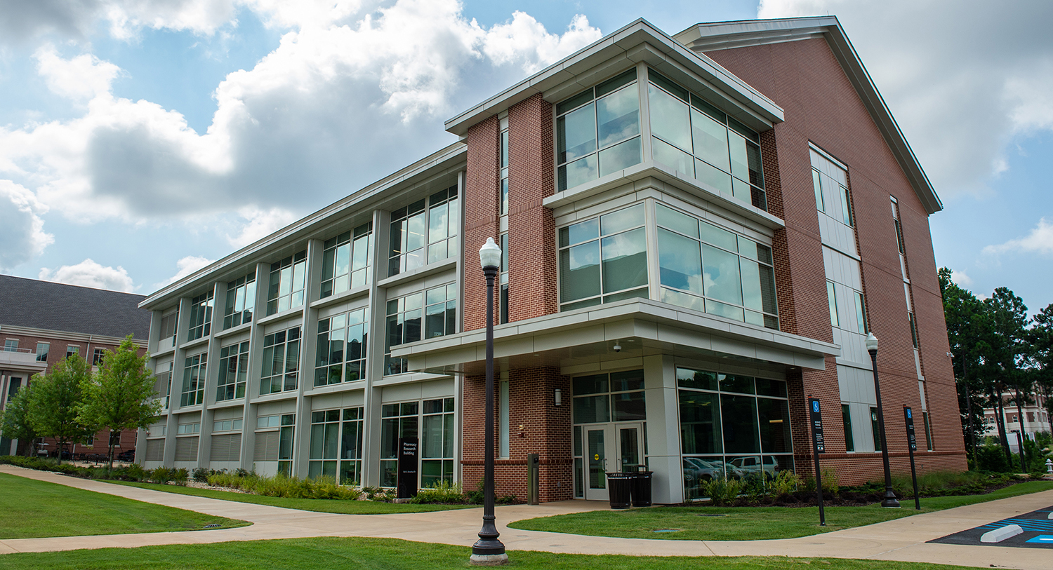 Aerial view of Pharmaceutical Research Building